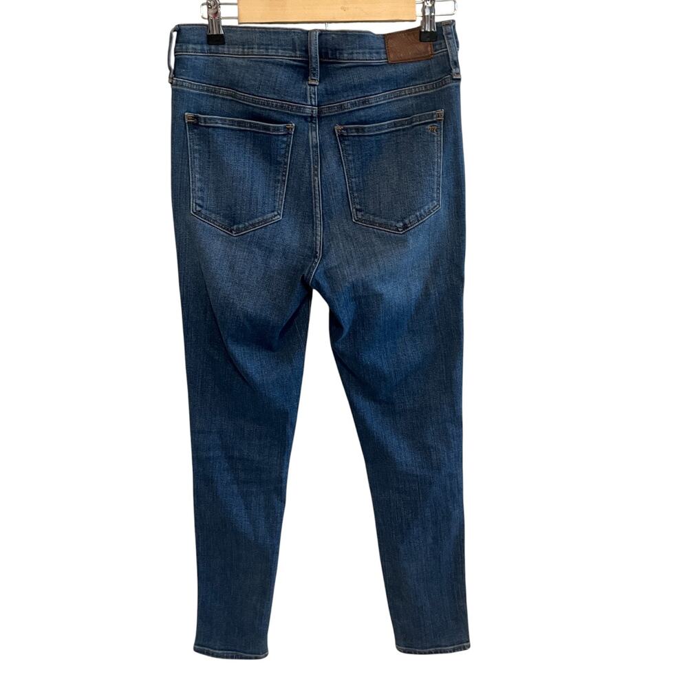 Madewell 10" Roadtripper High Rise Skinny Jeans Blue Size 28 - Picture 3 of 8